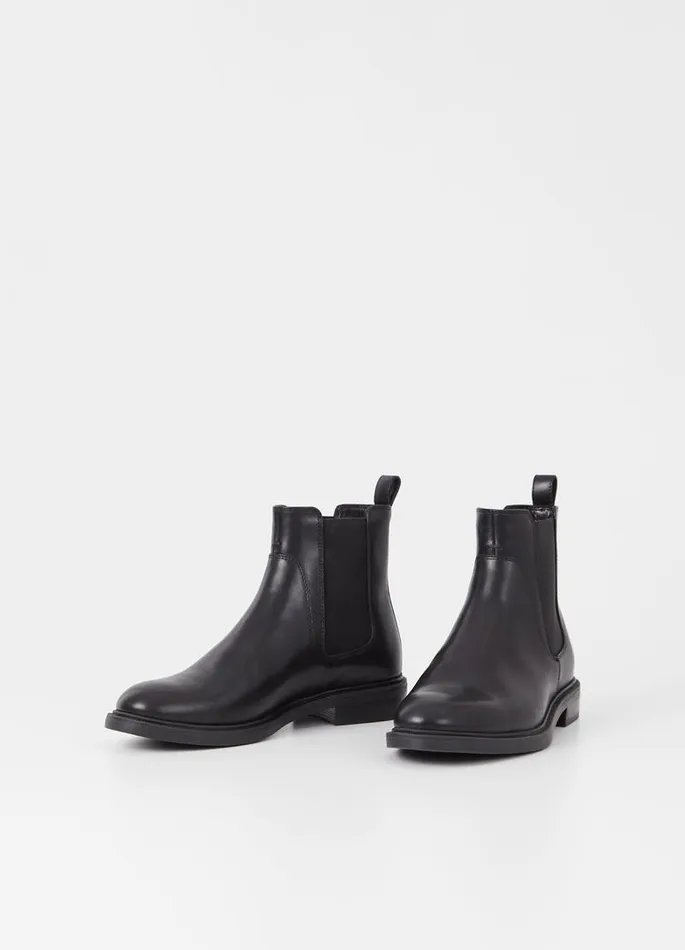 Women Vagabond Boots AMINA BOOTS Black Leather