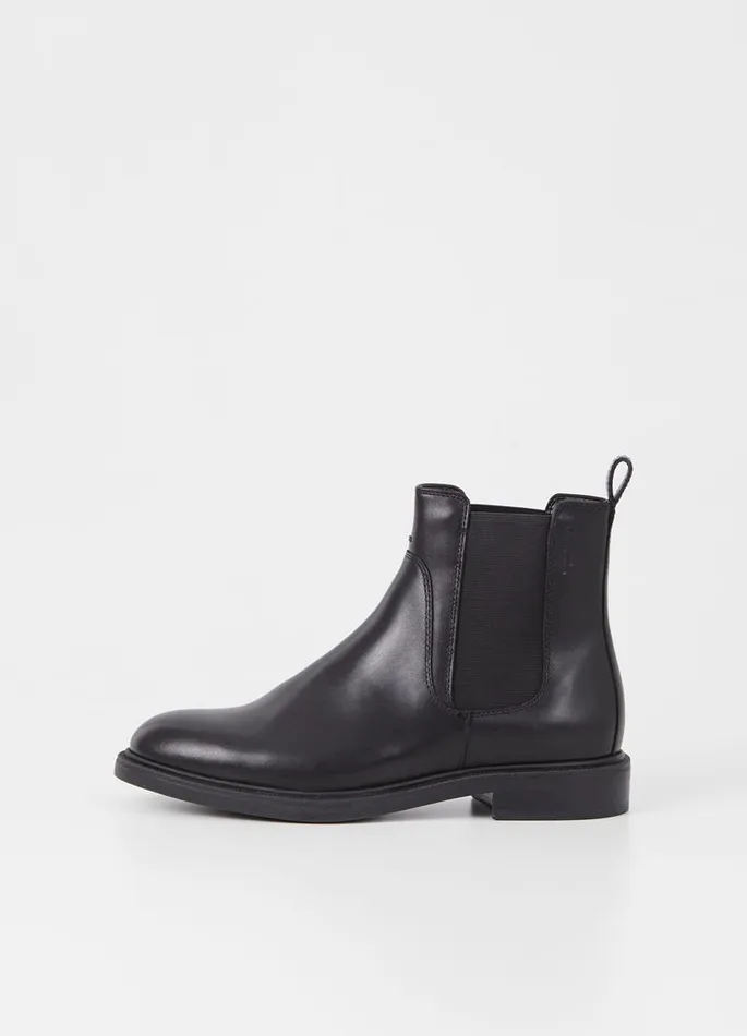 Women Vagabond Boots AMINA BOOTS Black Leather