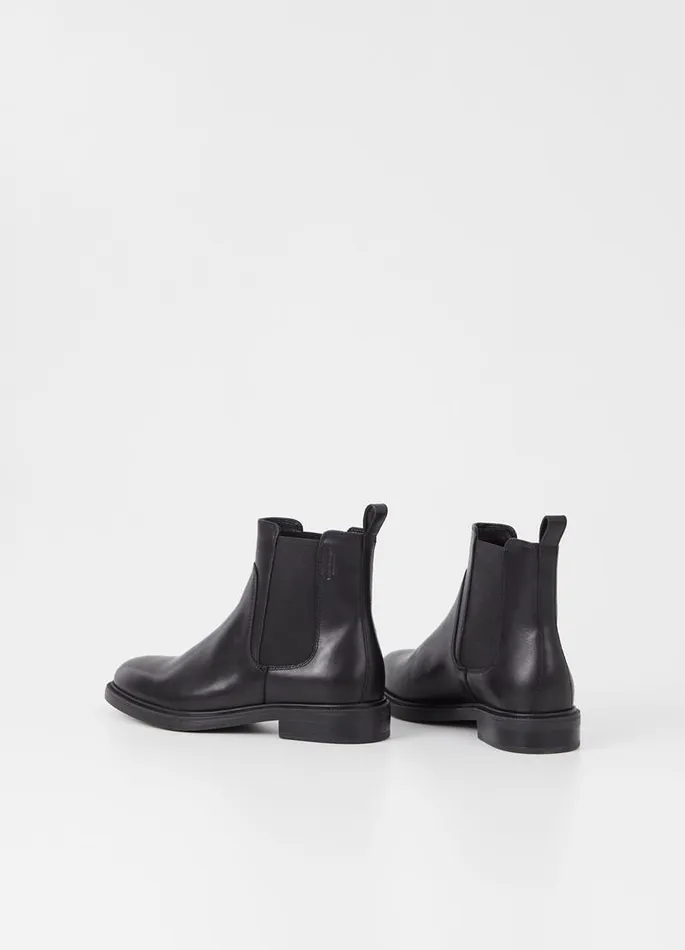 Women Vagabond Boots AMINA BOOTS Black Leather