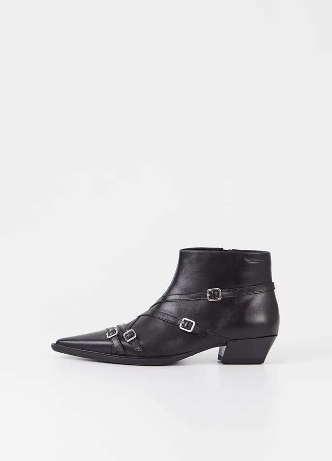 Women Vagabond Boots CASSIE BOOTS Black Leather