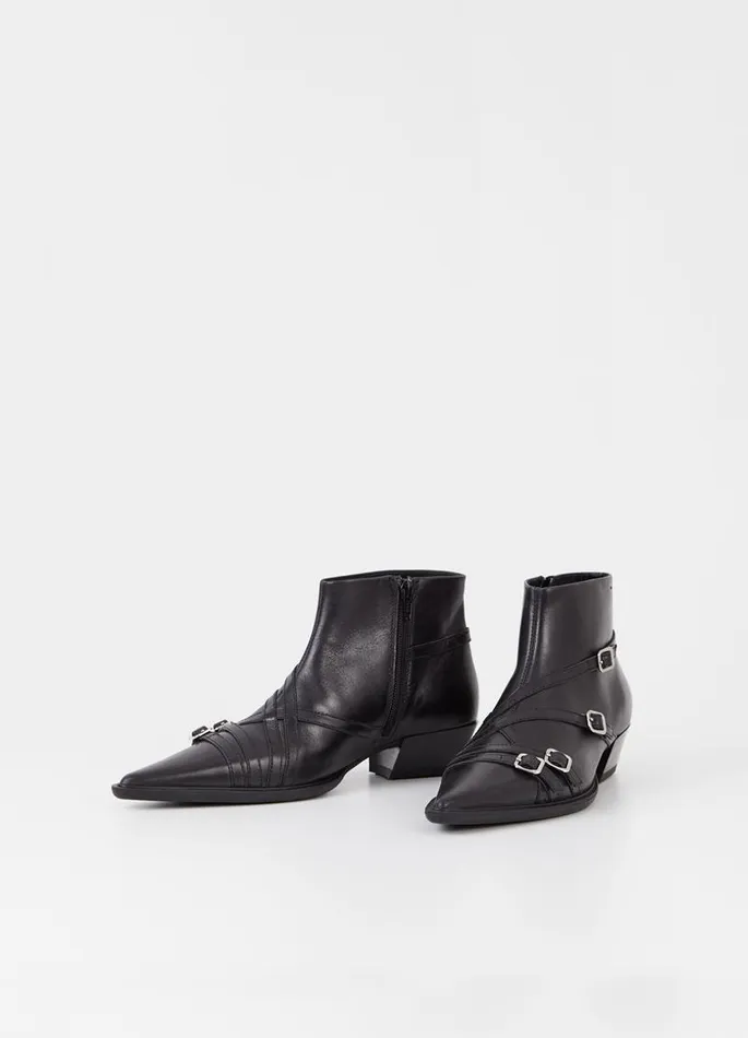 Women Vagabond Boots CASSIE BOOTS Black Leather