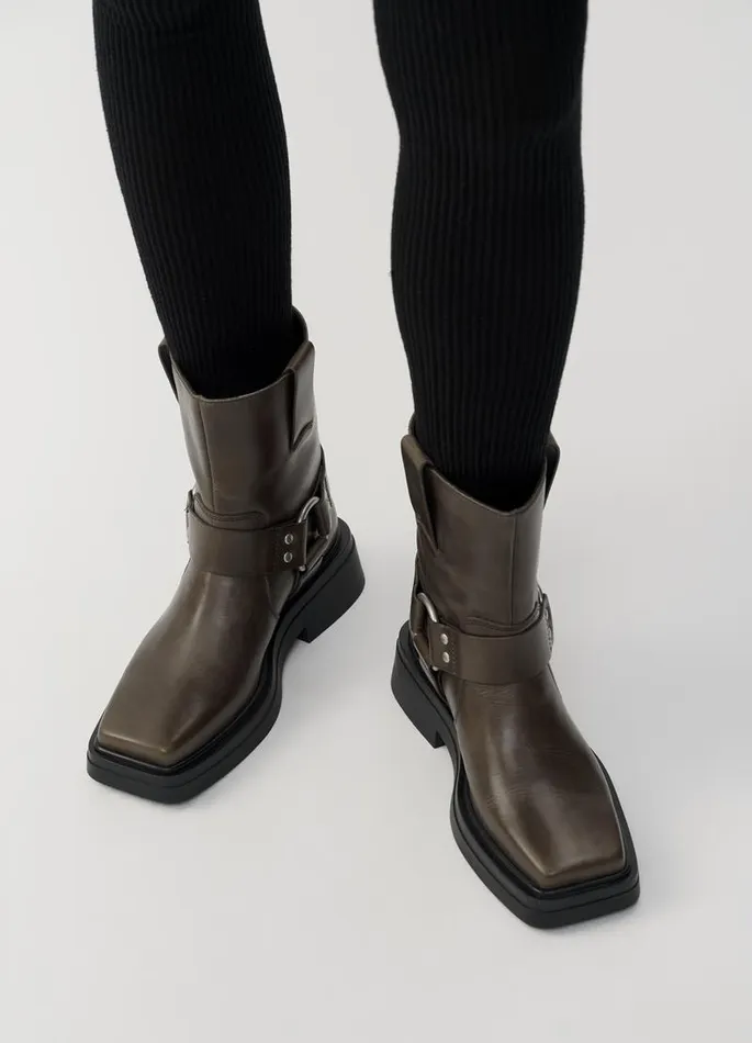 Women Vagabond Boots EYRA BOOTS Brown Oily Nubuck