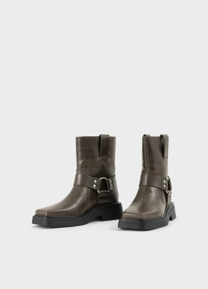Women Vagabond Boots EYRA BOOTS Brown Oily Nubuck