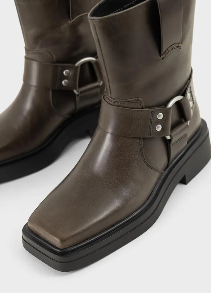 Women Vagabond Boots EYRA BOOTS Brown Oily Nubuck