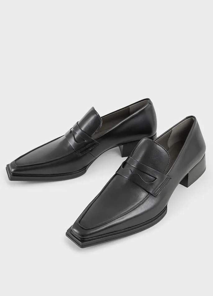 Women Vagabond Loafers EIDA LOAFER Black Leather
