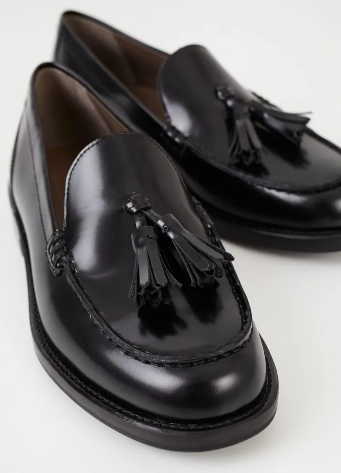 Women Vagabond Loafers NAIMA LOAFER Black Polished Leather