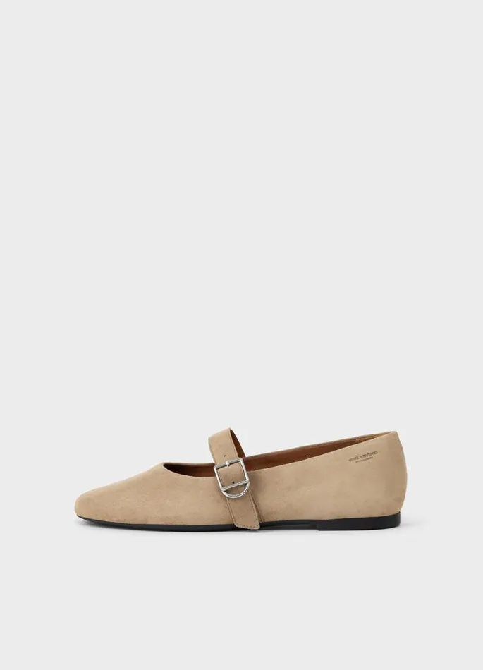 Women Vagabond Mary Janes JOLIN SHOES Light Brown Suede