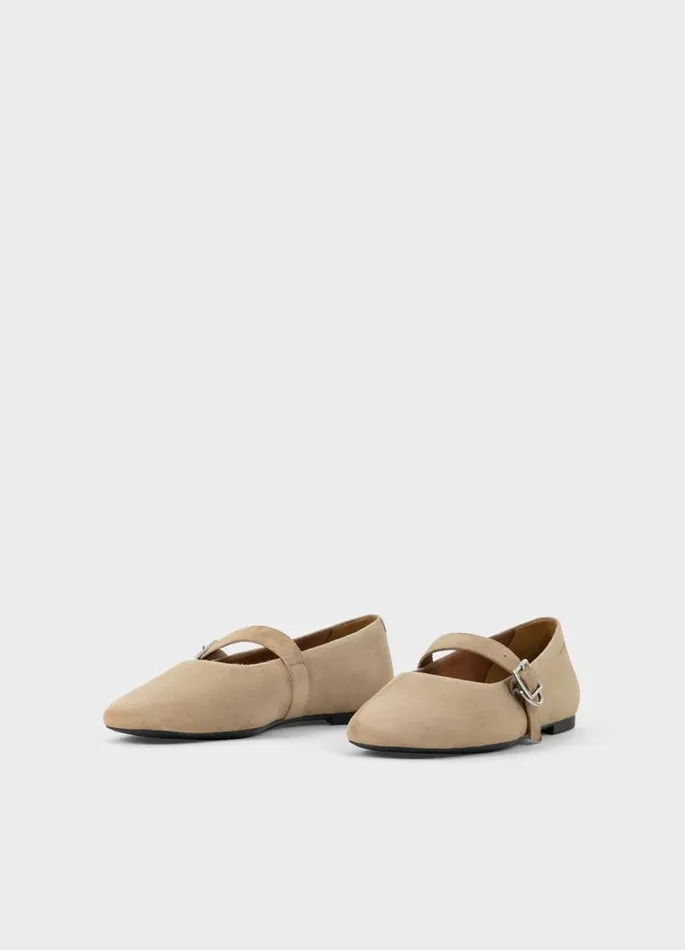 Women Vagabond Mary Janes JOLIN SHOES Light Brown Suede