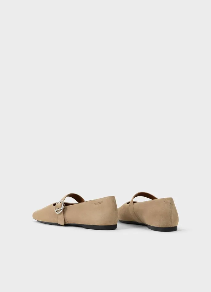 Women Vagabond Mary Janes JOLIN SHOES Light Brown Suede