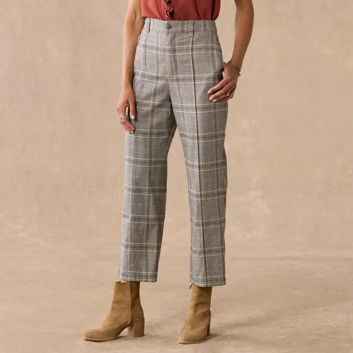Women Whitman Plaid Pants Mink Sundance Catalog Pants and Shorts Women Whitman Plaid Pants Mink Sundance Catalog Pants and Shorts