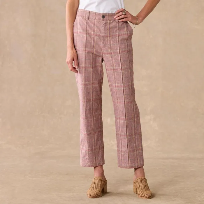 Women Whitman Plaid Pants Mink Sundance Catalog Pants and Shorts Women Whitman Plaid Pants Mink Sundance Catalog Pants and Shorts