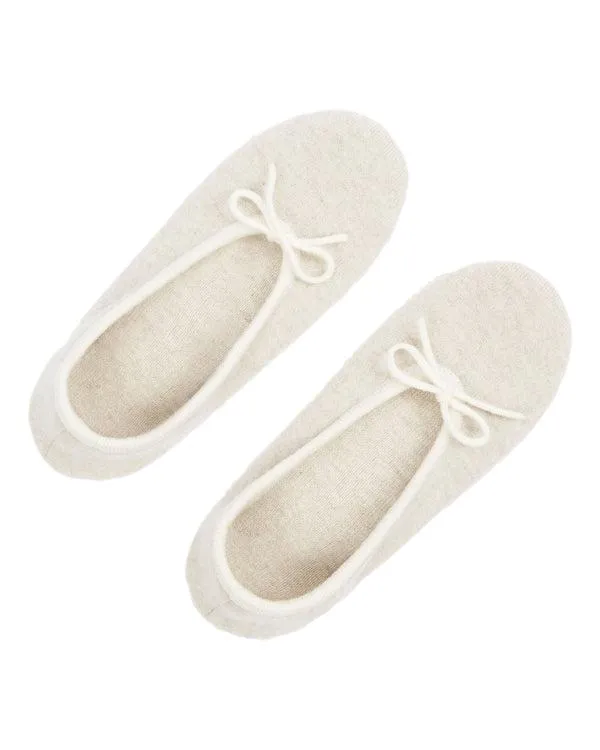 Women Women039s Contrast Trim Cashmere SlippersIn Ecru White Ecru White NPeal Homeware Women Women039s Contrast Trim Cashmere SlippersIn Ecru White Ecru White NPeal Homeware