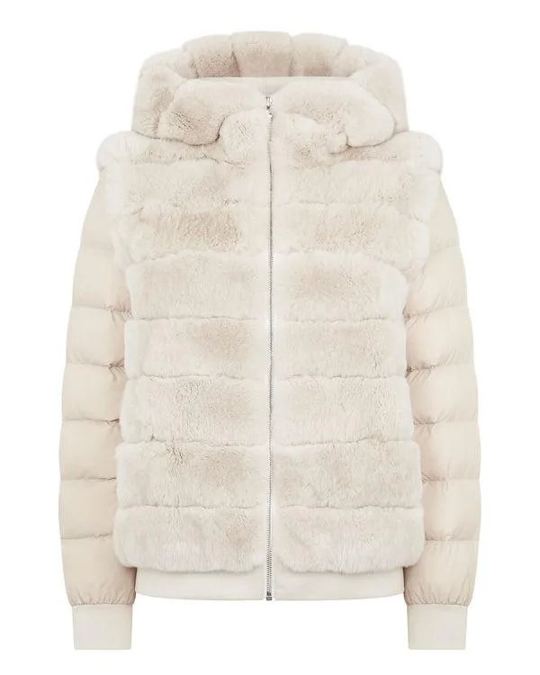 Women Women039s Detachable Sleeve Rex JacketIn Snow Grey Snow Grey NPeal Coats and Jackets