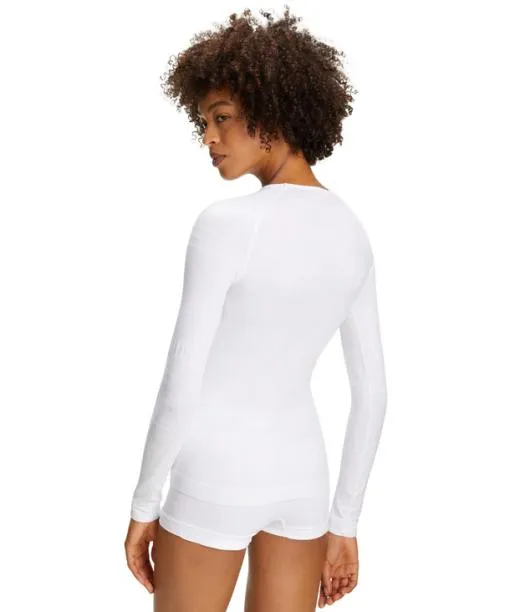 Women Women Long Sleeve Shirt Warm White FALKE Long Sleeve Shirts
