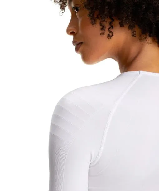 Women Women Long Sleeve Shirt Warm White FALKE Long Sleeve Shirts