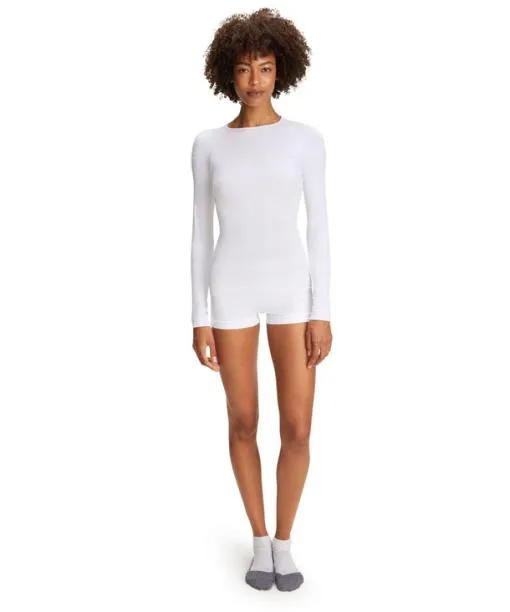 Women Women Long Sleeve Shirt Warm White FALKE Long Sleeve Shirts