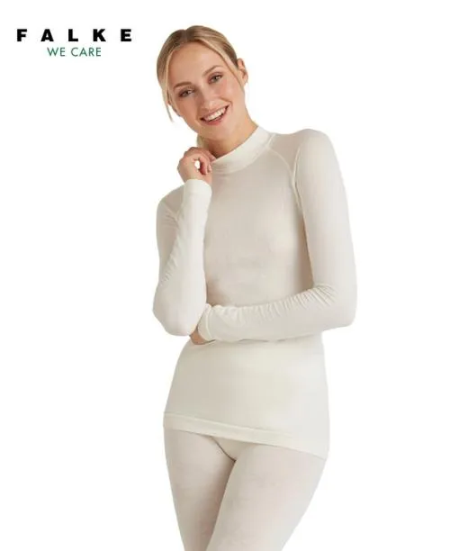 Women Women Long Sleeve Shirt WoolTech Off FALKE Long Sleeve Shirts
