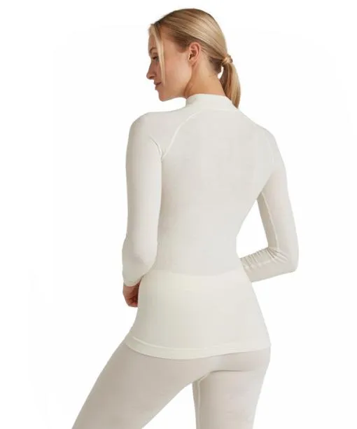 Women Women Long Sleeve Shirt WoolTech Off FALKE Long Sleeve Shirts