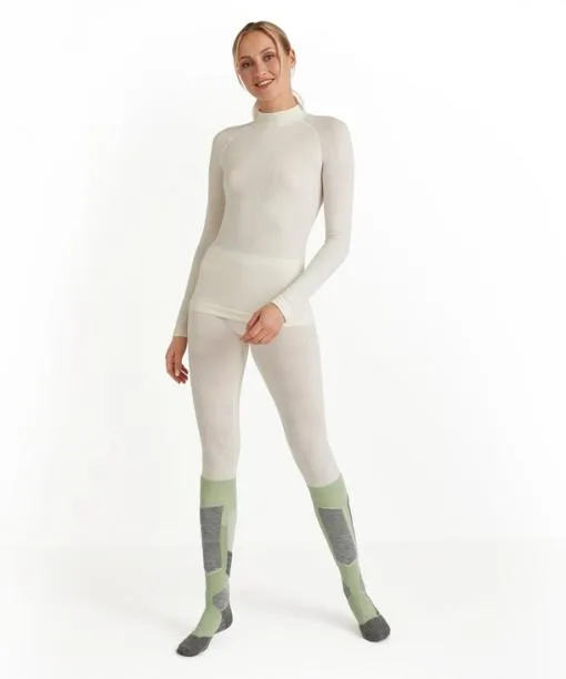 Women Women Long Sleeve Shirt WoolTech Off FALKE Long Sleeve Shirts