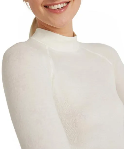 Women Women Long Sleeve Shirt WoolTech Off FALKE Long Sleeve Shirts