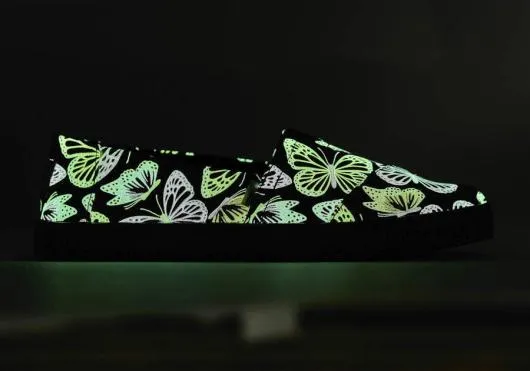 Women WomenAlpargata Cupsole Slip On Black Glow Butterfly TOMS Alpargatas