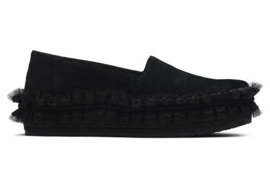 Women WomenTOMS X Batsheva Black Suede TOMS Alpargatas