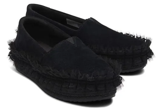 Women WomenTOMS X Batsheva Black Suede TOMS Alpargatas