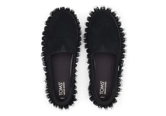 Women WomenTOMS X Batsheva Black Suede TOMS Alpargatas