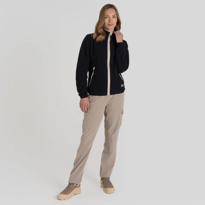 Womens Full Zip Fleece Craghoppers CO2 Renu Full Zip Fleece Black Womens Full Zip Fleece Craghoppers CO2 Renu Full Zip Fleece Black