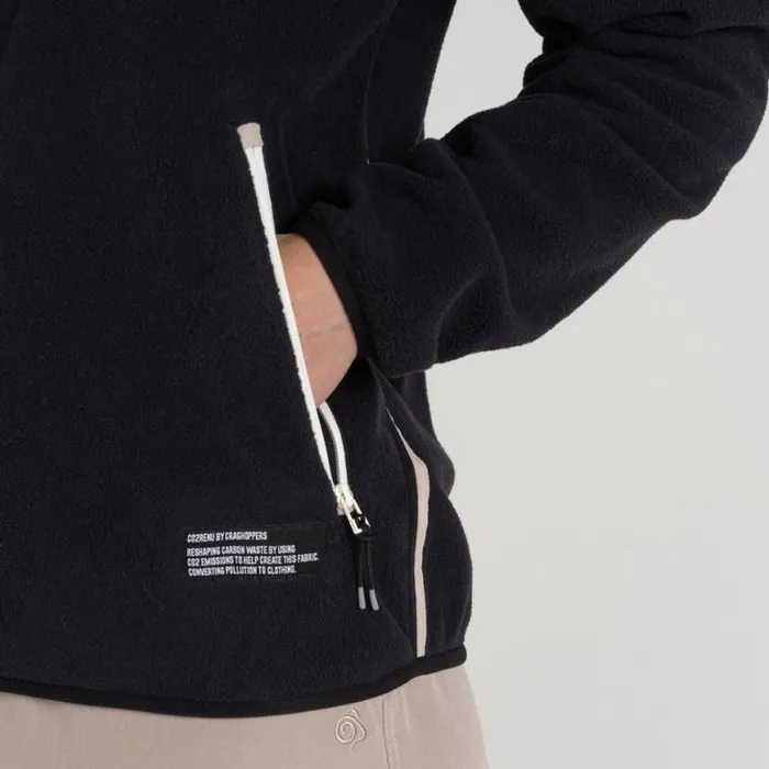 Womens Full Zip Fleece Craghoppers CO2 Renu Full Zip Fleece Black Womens Full Zip Fleece Craghoppers CO2 Renu Full Zip Fleece Black