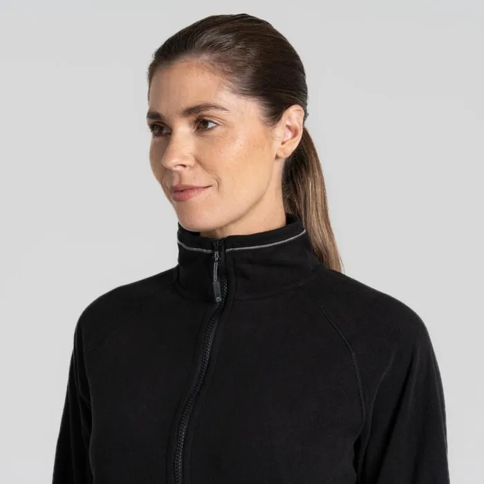 Womens Full Zip Fleece Craghoppers Expert Miska 200 Fleece Jacket Black Womens Full Zip Fleece Craghoppers Expert Miska 200 Fleece Jacket Black