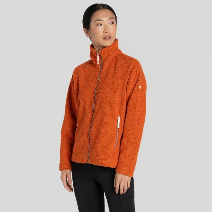 Womens Full Zip Fleece Craghoppers Raya Full Zip Fleece Spice