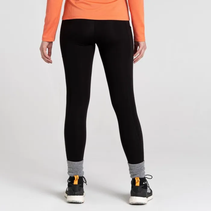 Womens Leggings Craghoppers Compression Thermal Leggings Black Womens Leggings Craghoppers Compression Thermal Leggings Black