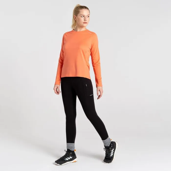 Womens Leggings Craghoppers Compression Thermal Leggings Black Womens Leggings Craghoppers Compression Thermal Leggings Black