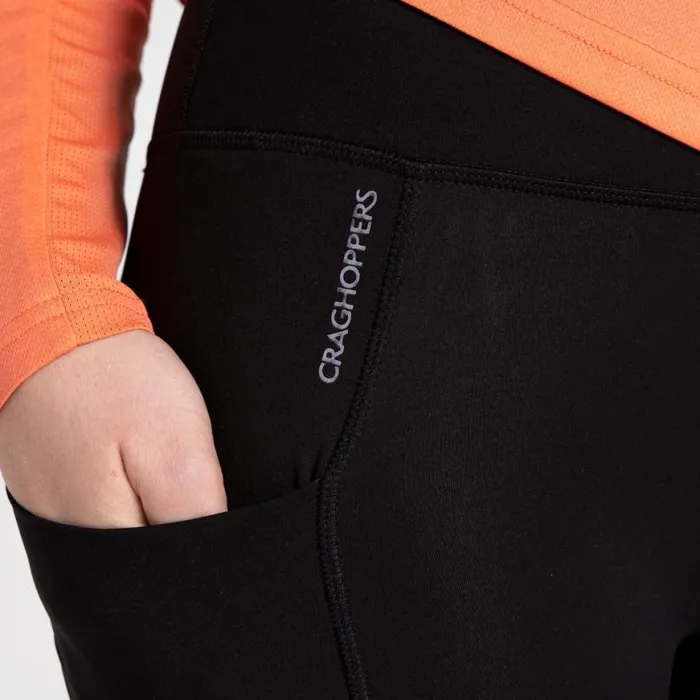 Womens Leggings Craghoppers Compression Thermal Leggings Black Womens Leggings Craghoppers Compression Thermal Leggings Black