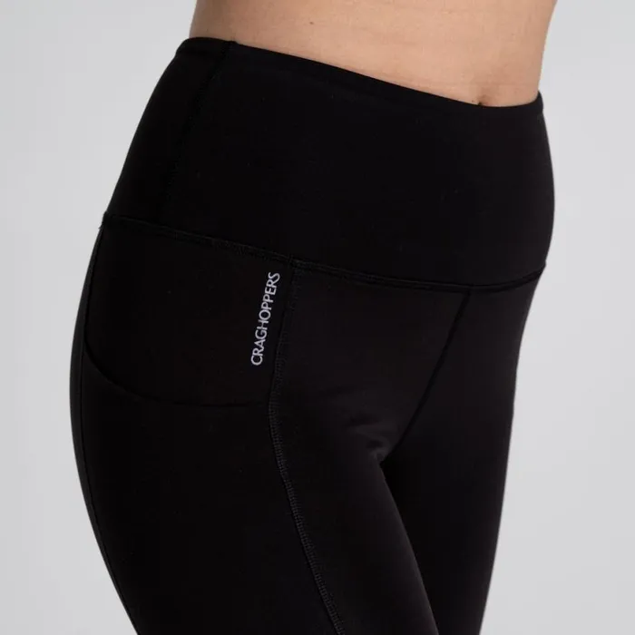 Womens Leggings Craghoppers Compression Thermal Leggings Black Womens Leggings Craghoppers Compression Thermal Leggings Black