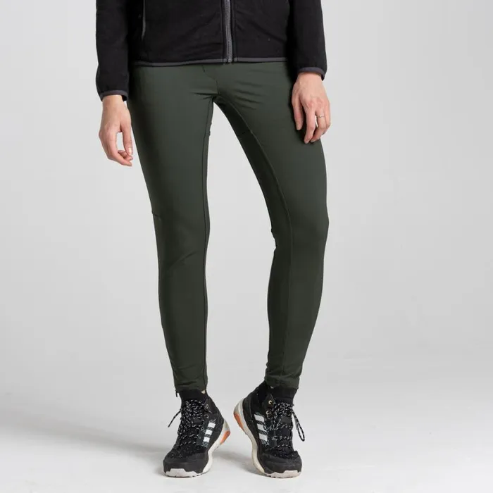 Womens Walking Trousers Craghoppers Expedition Leggings Oak Green