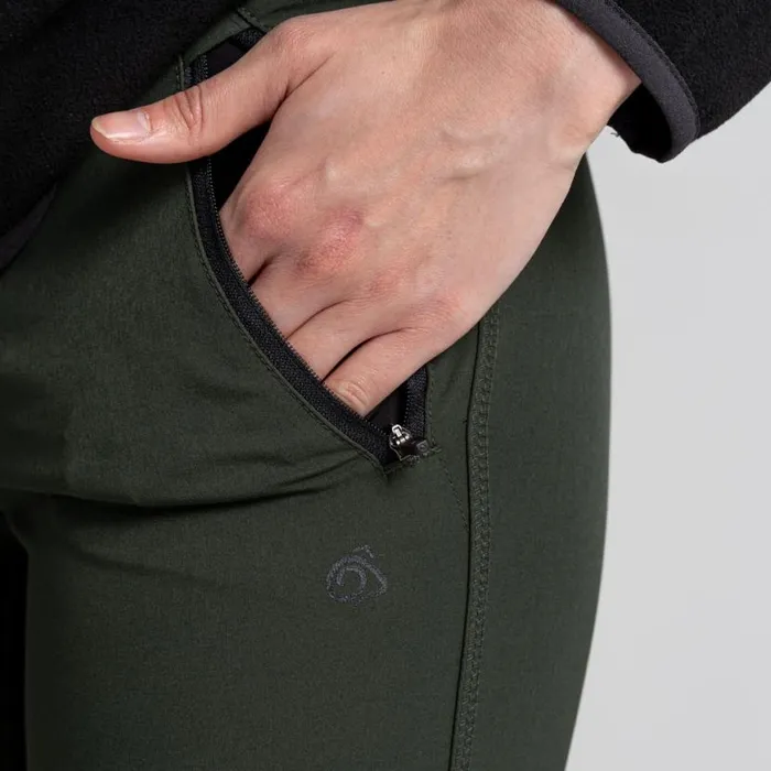 Womens Walking Trousers Craghoppers Expedition Leggings Oak Green Womens Walking Trousers Craghoppers Expedition Leggings Oak Green