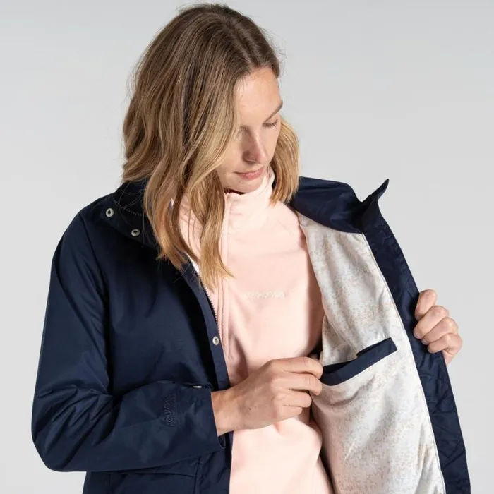 Womens Waterproof Jackets Craghoppers Ana Waterproof Jacket Blue Navy Womens Waterproof Jackets Craghoppers Ana Waterproof Jacket Blue Navy
