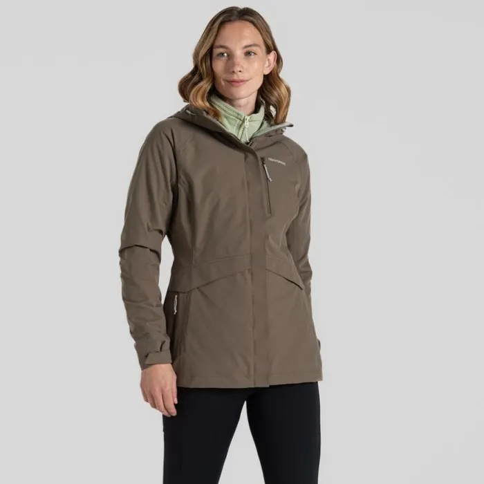 Womens Waterproof Jackets Craghoppers Caldbeck Waterproof Jacket Wild Olive