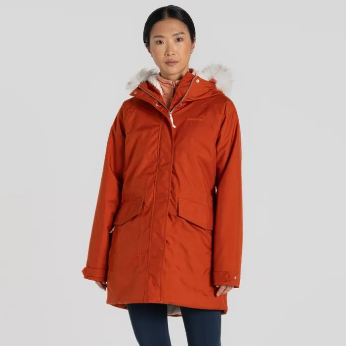 Womens Waterproof Jackets Craghoppers Sofia Waterproof Jacket Spice Marl