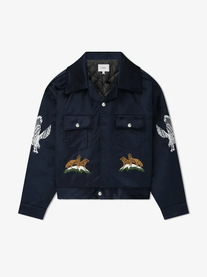 WOODLAND HILLS VELVET JACKET Men Rhude Outerwear
