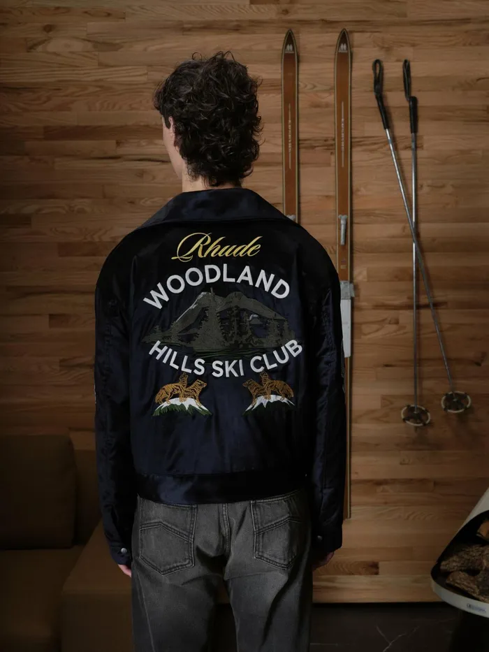 WOODLAND HILLS VELVET JACKET Men Rhude Outerwear