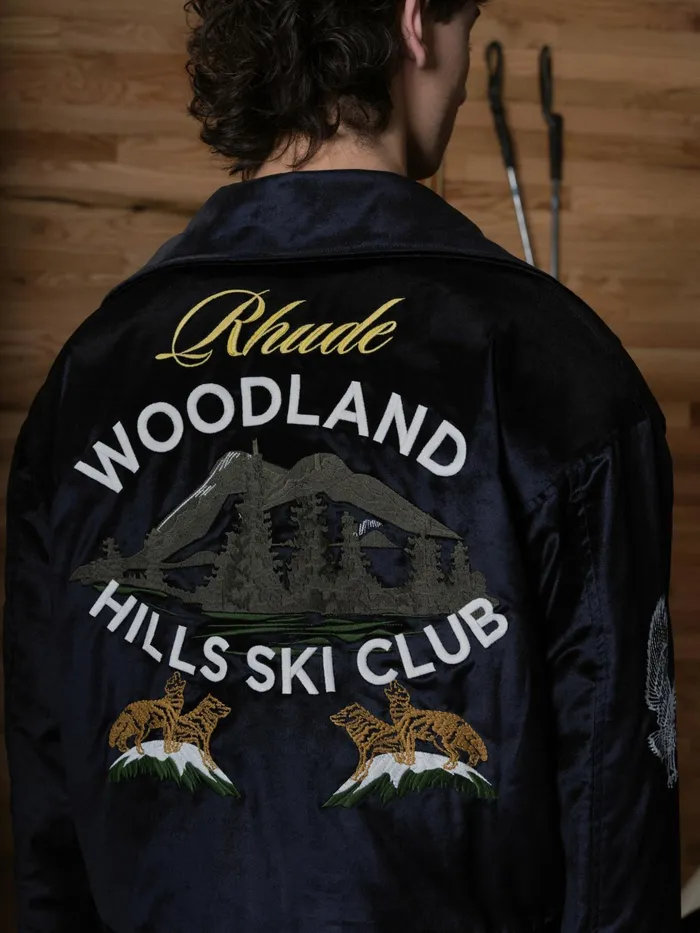 WOODLAND HILLS VELVET JACKET Men Rhude Outerwear