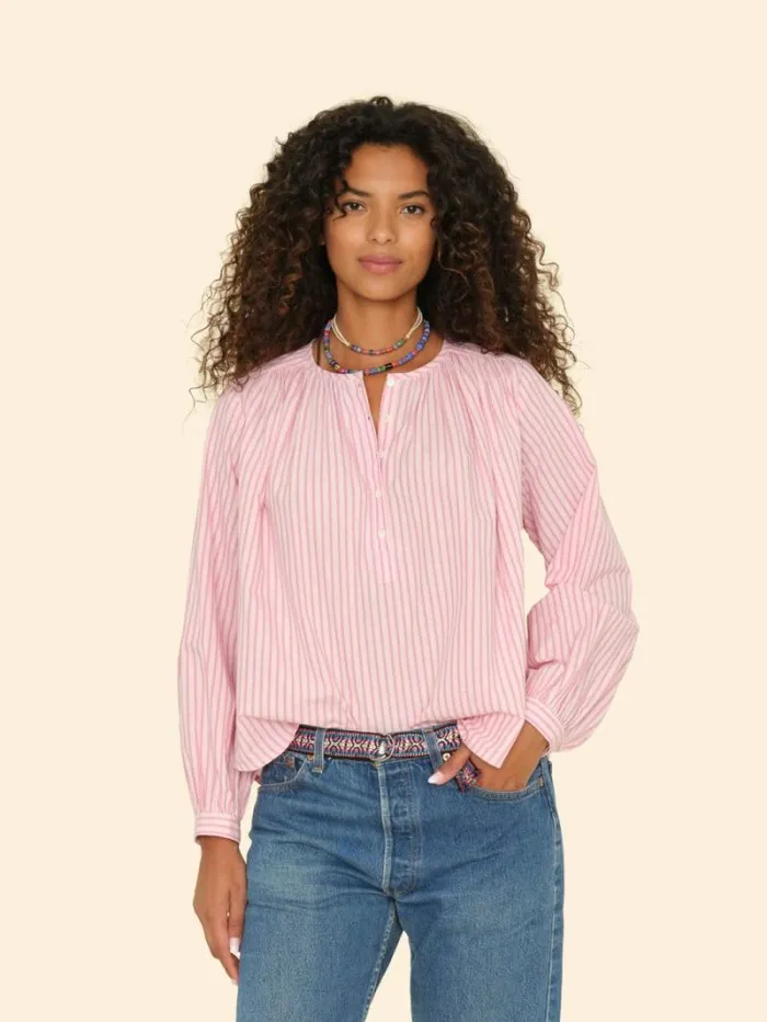 Xirena Cameo Rose Hennessy Top Women Tops