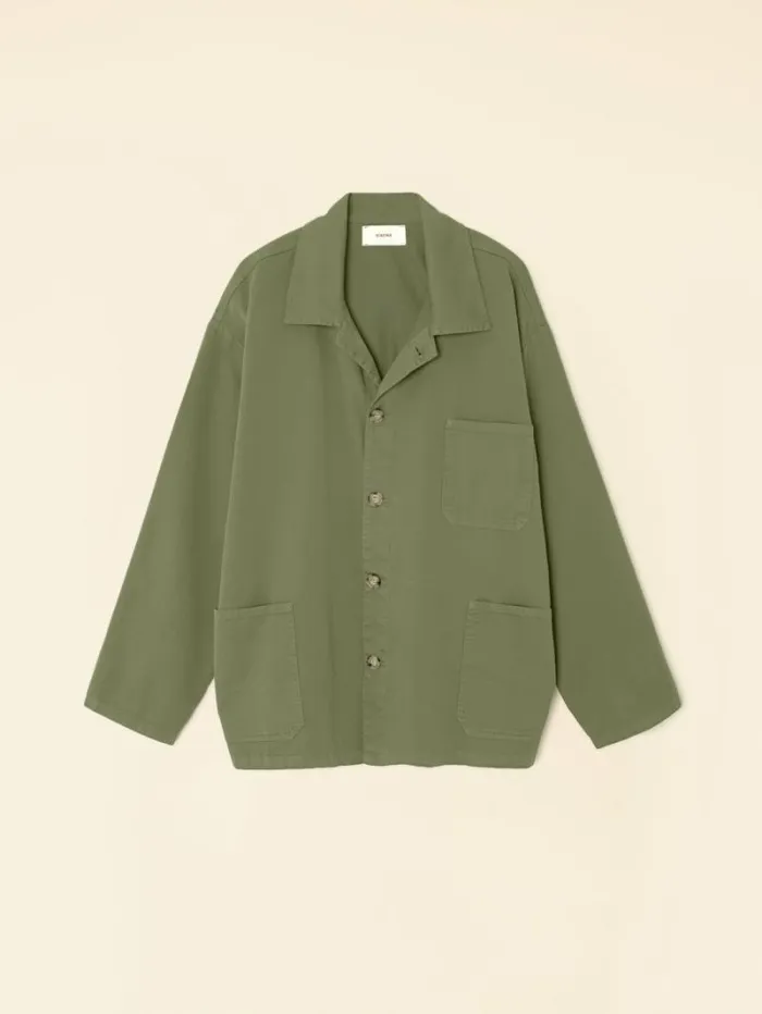 Xirena Hazy Sage Perry Twill Jacket Women Sweaters and Jackets
