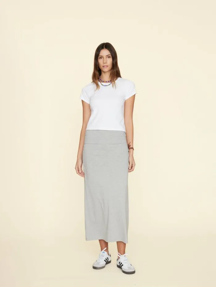 Xirena Heather Grey Lenny Skirt Women Skirts