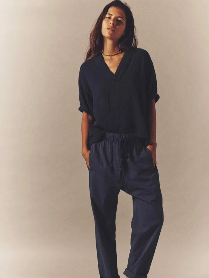 Xirena Navy Draper Pant Women Pants and Jumpsuits