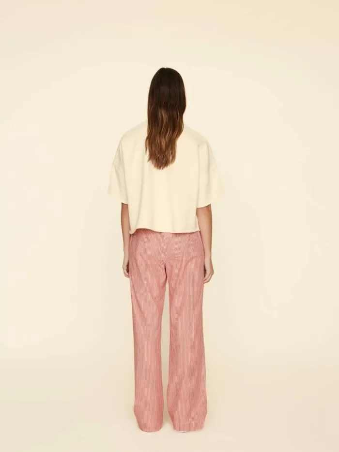 Xirena Red White Piper Pant Women Pants and Jumpsuits