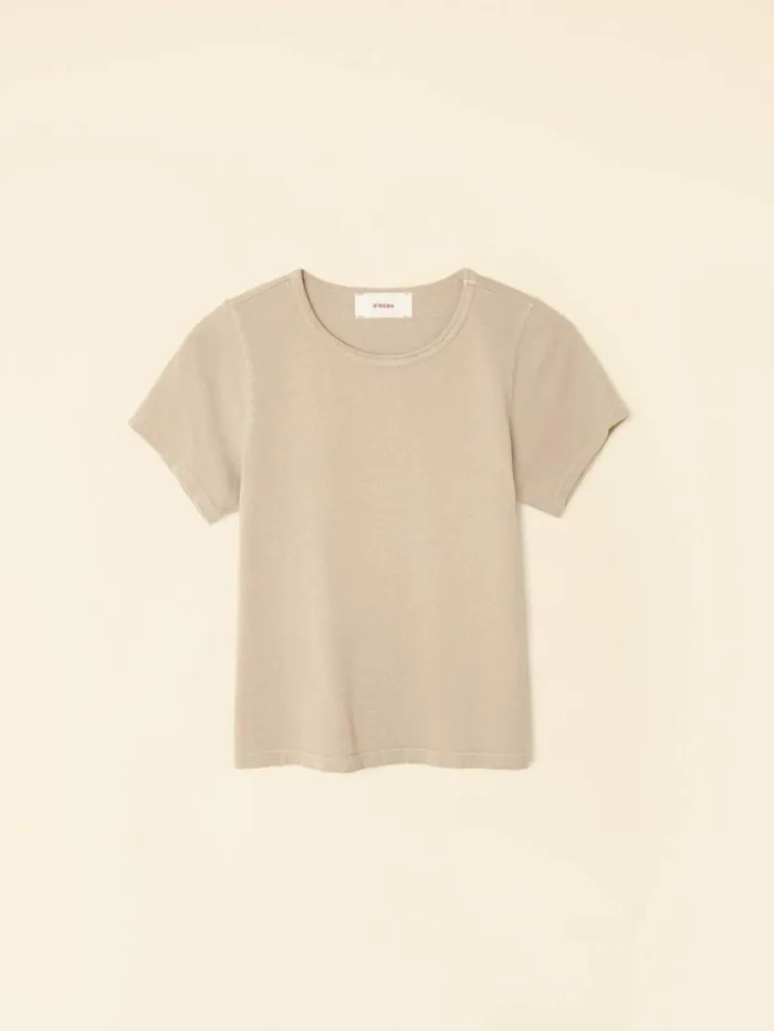 Xirena Twine Taupe Pixie Tee Women Sweats and Tees